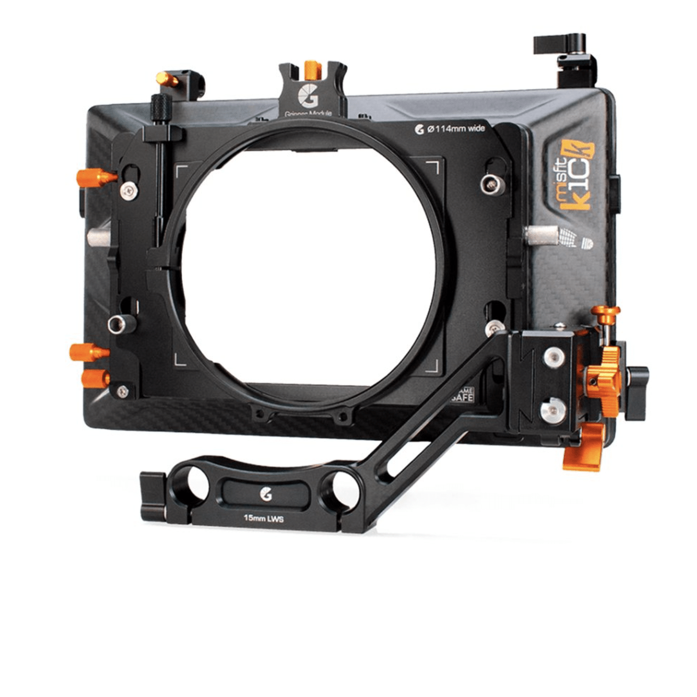 Misfit Kick II No Logo.png Bright Tangerine - Misfit Kick Mk II - Matte Box Kit