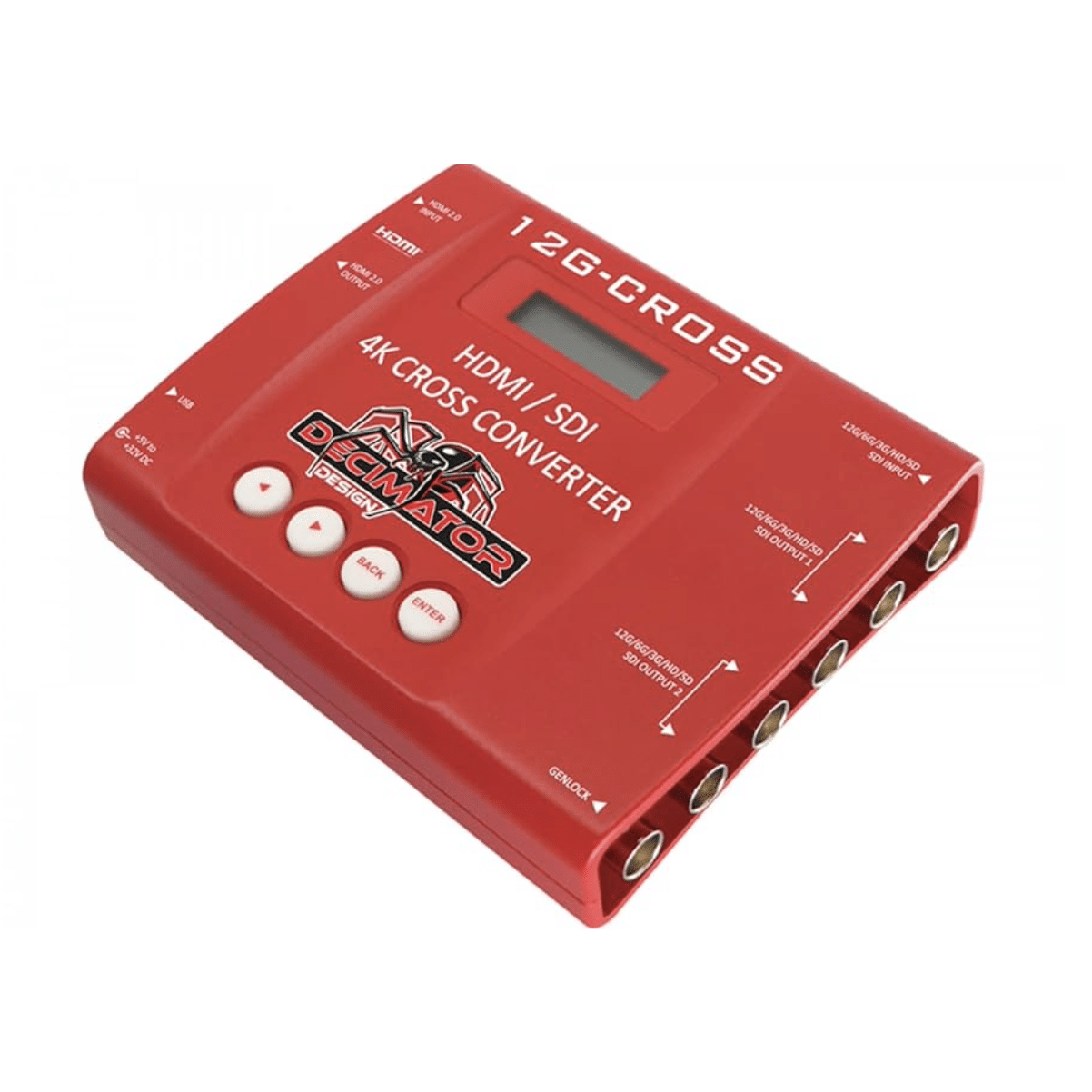 12G Cross Converter.png Decimator - 12G Cross - 4K Cross Converter