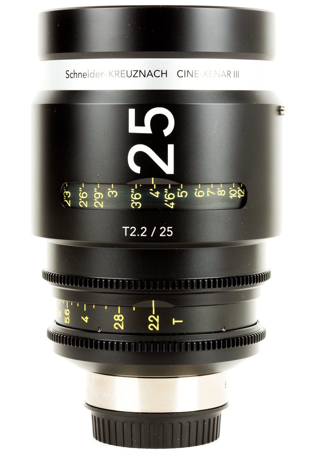 cine xenar iii 25mm.jpeg Schneider Xenar III 25mm T2.1 Cinema Prime Lens