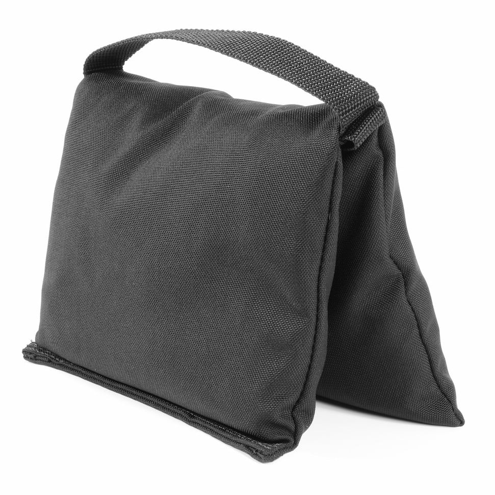 filled heavy duty single pocket saddle sandbag 20lb black 102.jpg 15LB Shot Bag