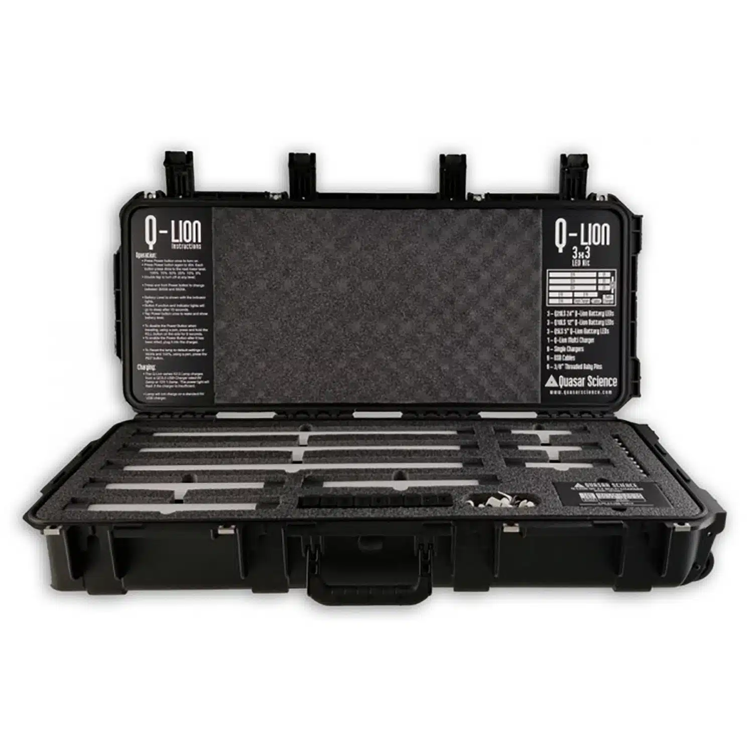 quasarq.jpg Quasar Q-Lion 3x3 Light Kit