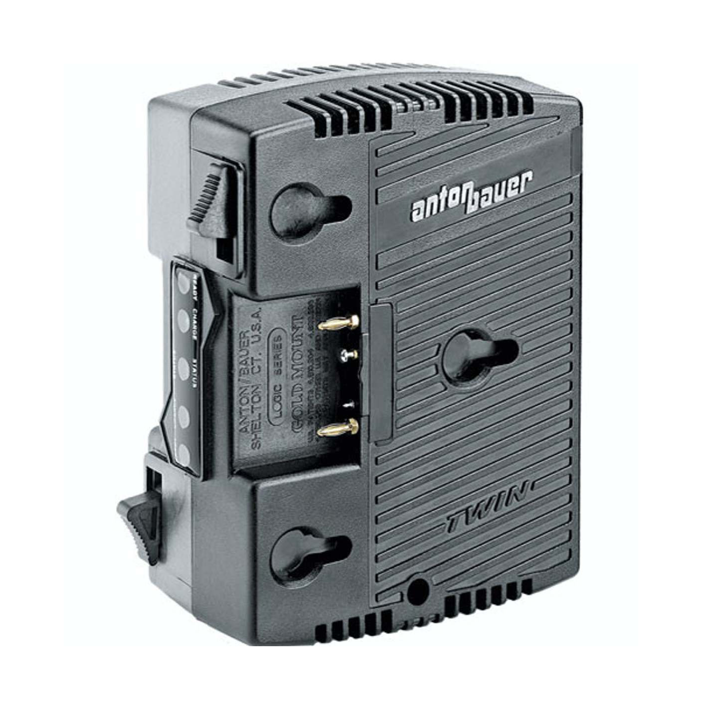 Anton Bauer TWIN No Logo.png Anton/Bauer - TWIN - Dual Simultaneous Gold Mount Charger