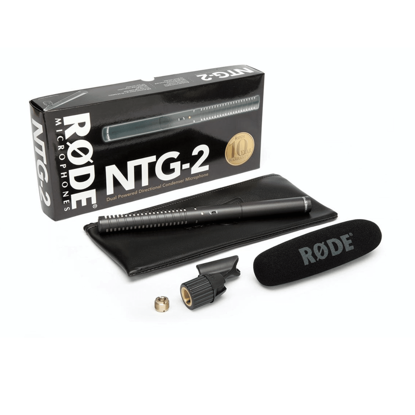 Rode NTG2 Shotgun Mic - No Logo.png Rode NTG2 Shotgun Microphone