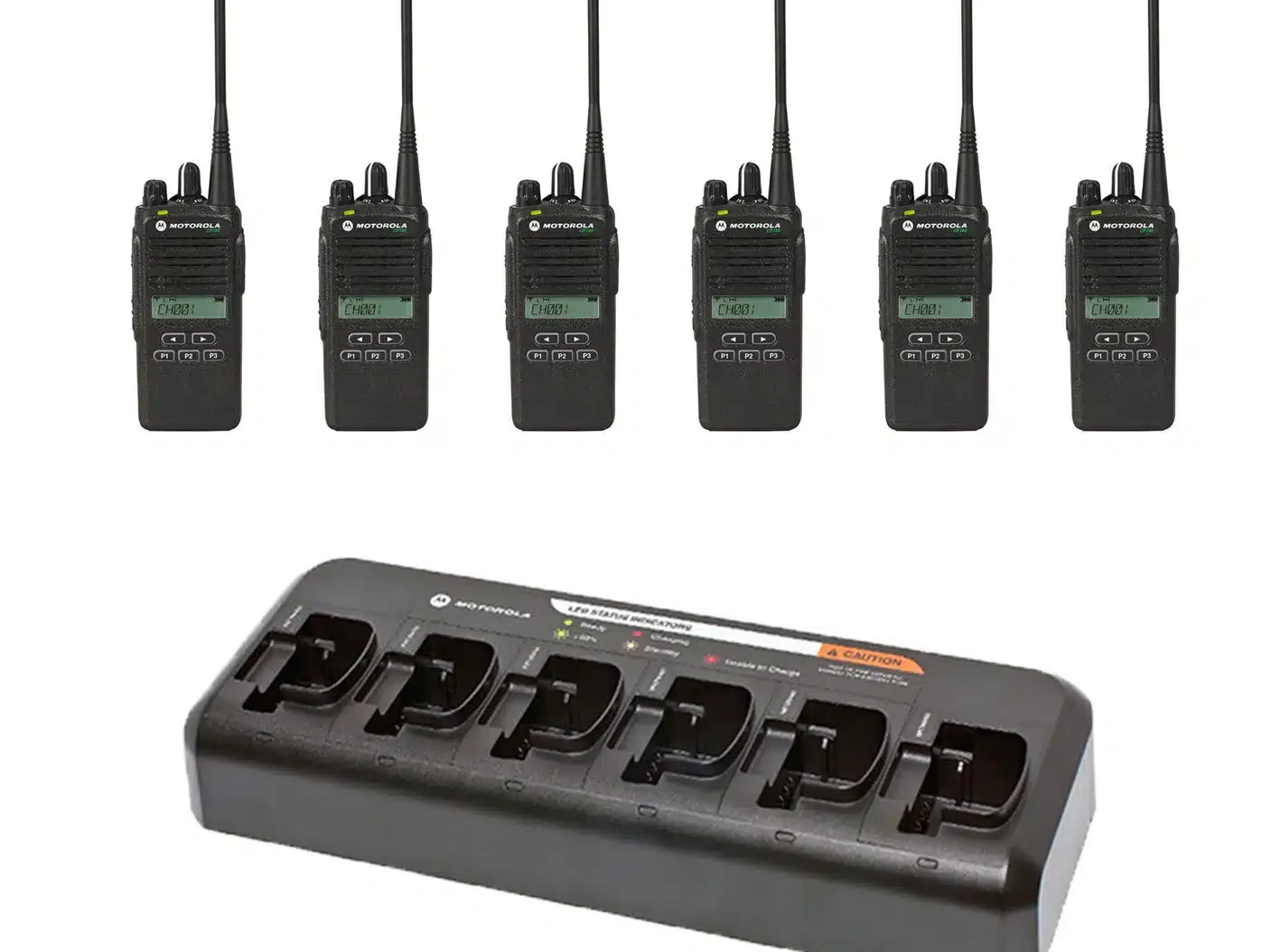 Motorola CP100d Radio 12 Pack Kit