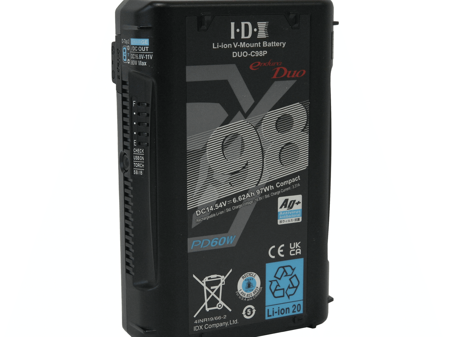 IDX Endura Duo 98 V-Mount Battery