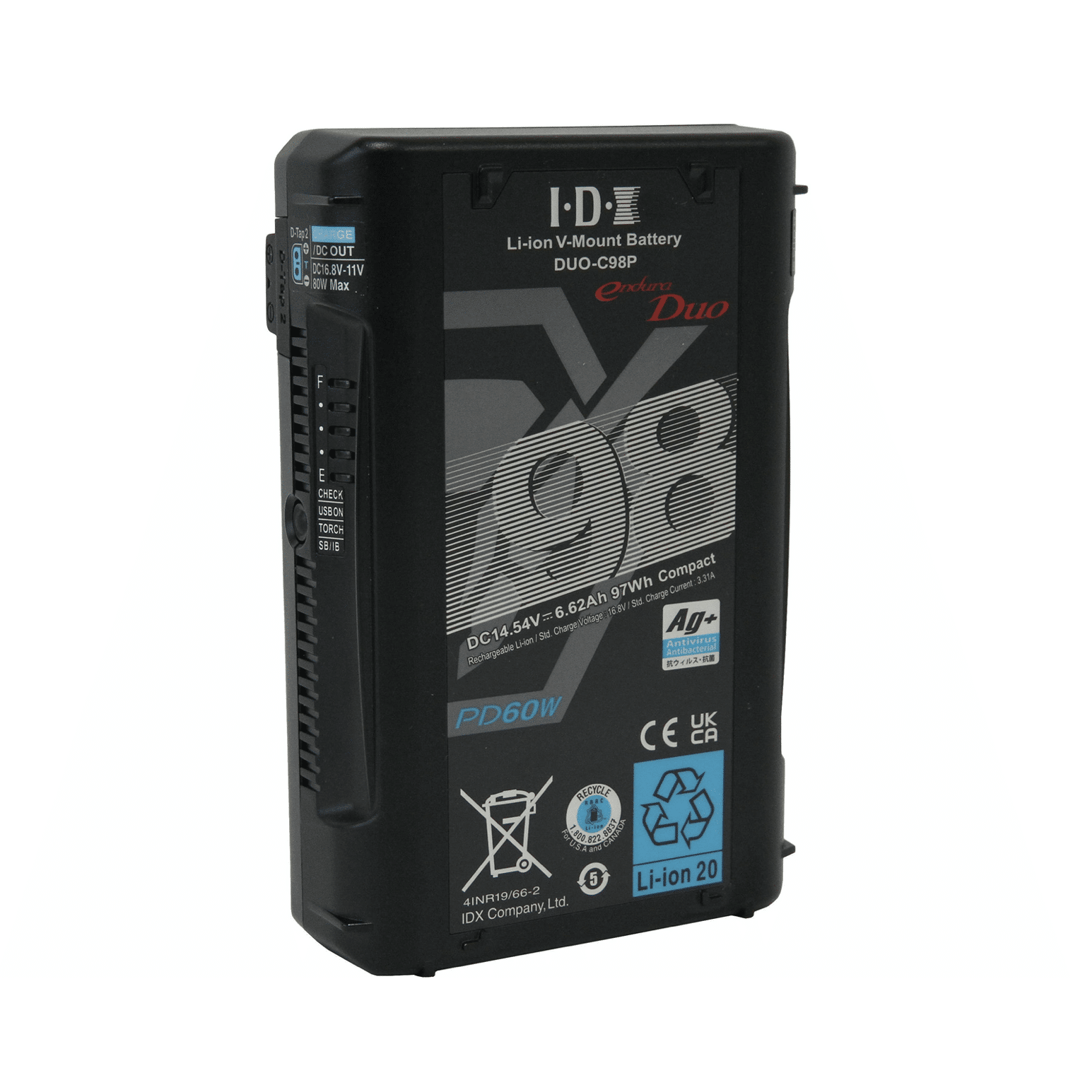 IDX Endura Duo 98 V-Mount Battery