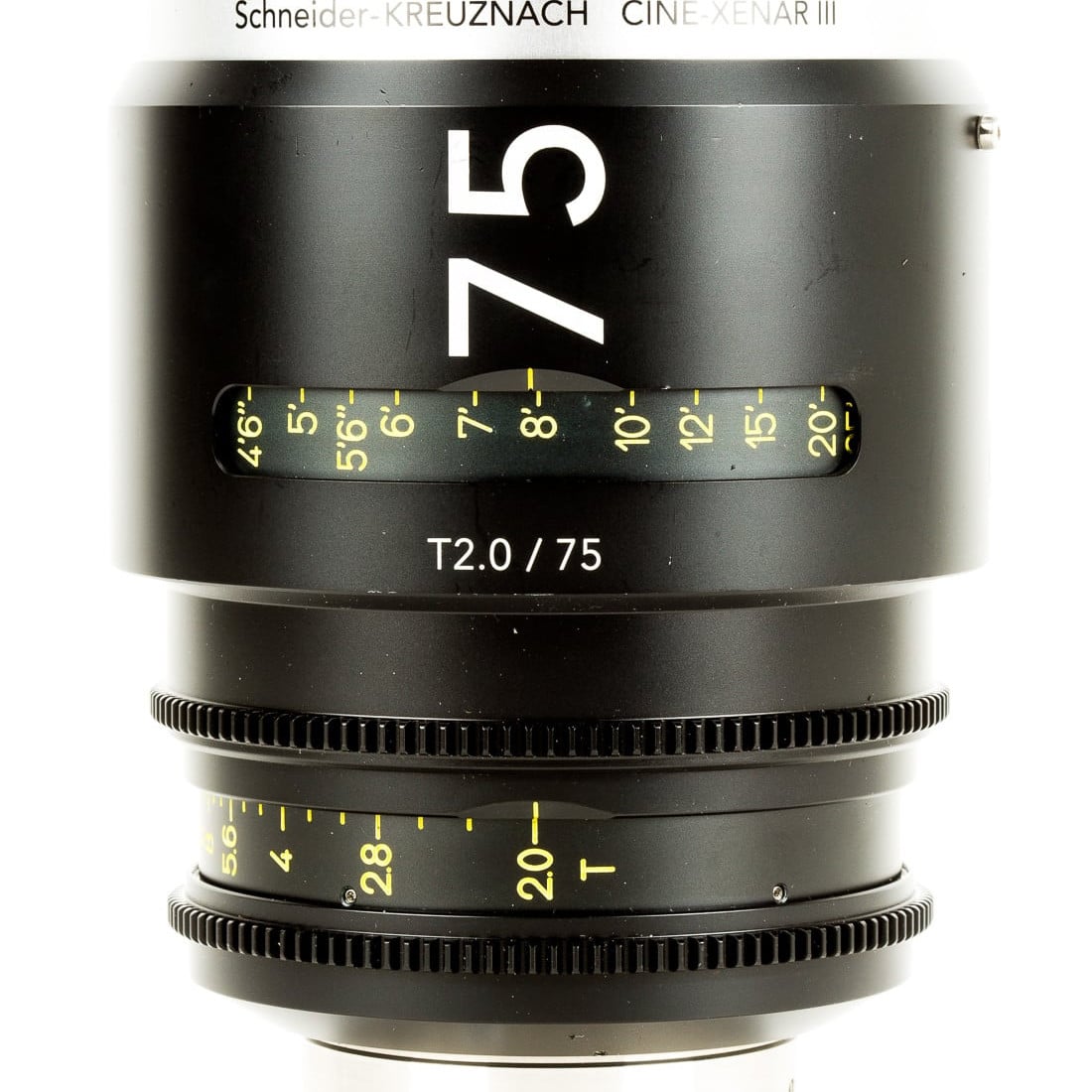 Schneider Xenar III 75mm T2.1 Cinema Prime Lens