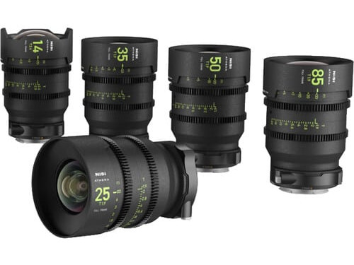 rentman 664 NISI Athena PL Prime 8 Lens Kit