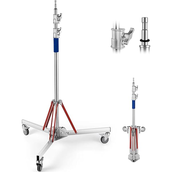 Matthews Double Riser Monitor/Teleprompter Stand w/Casters